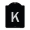 Signmission Sign with Letter K Heavy-Gauge Aluminum Architectural Sign, 24" x 18", BS-1824-22944 A-DES-BS-1824-22944 - alternate 1
